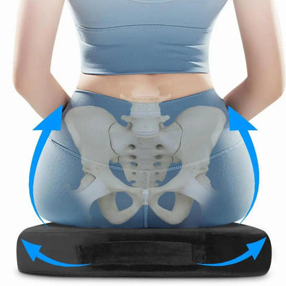 PosturEase™ – Coussin ergonomique chaise soutien lombaire et coccyx