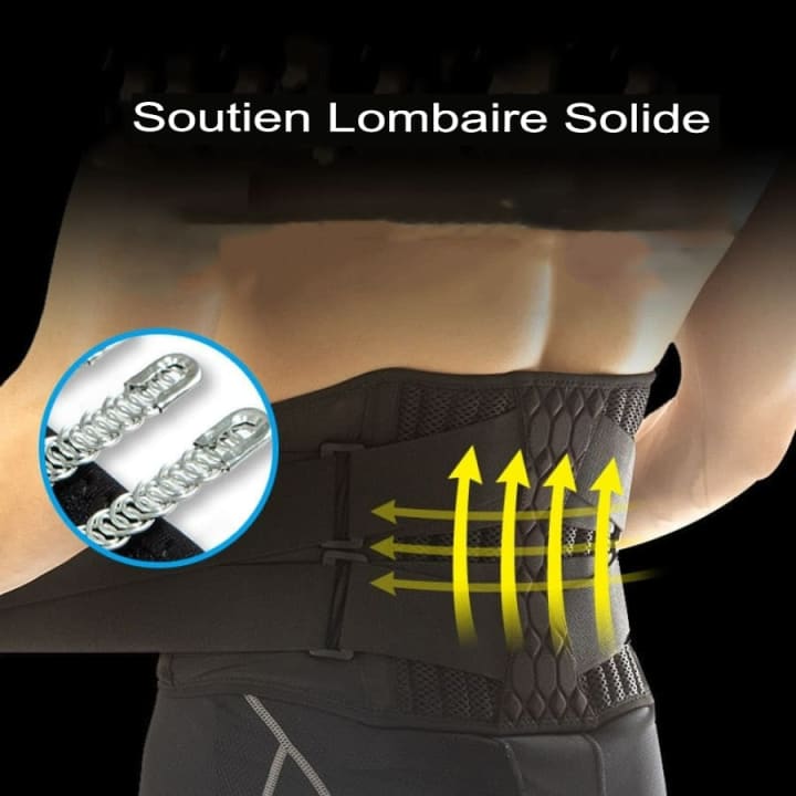 PosturaX™ – Ceinture lombaire homme pour maintien dorsal optimal