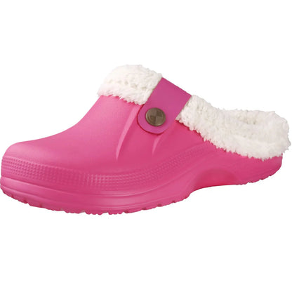 Warme, rutschfeste Unisex-Pantoffeln aus Fell