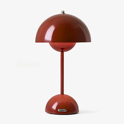 Lampe de table élégante à éclairage LED forme champignon