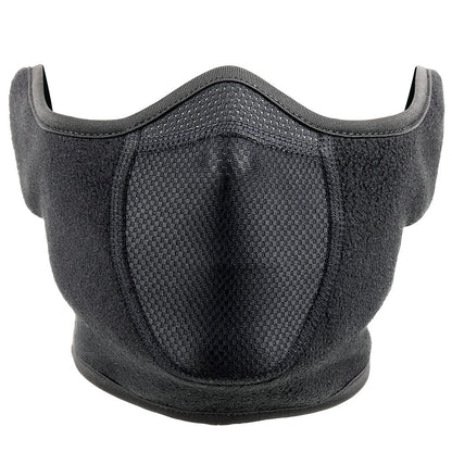 Warme Wintermaske und Thermoschicht