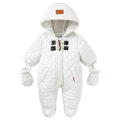 Combi-pilote bébé en velours doux et chaud