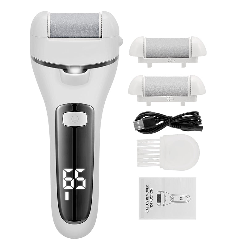 Extracteur électrique de callosités pour pieds rechargeable