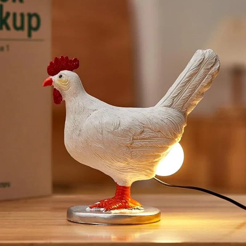 Lampe décorative œuf de poule design moderne