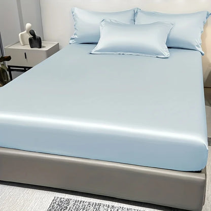 Drap-housse satiné en satin moderne