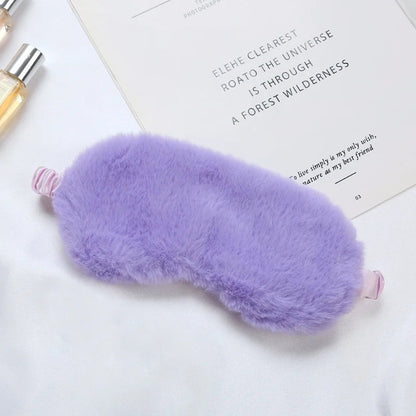 Masque de sommeil doux en tissu mignon