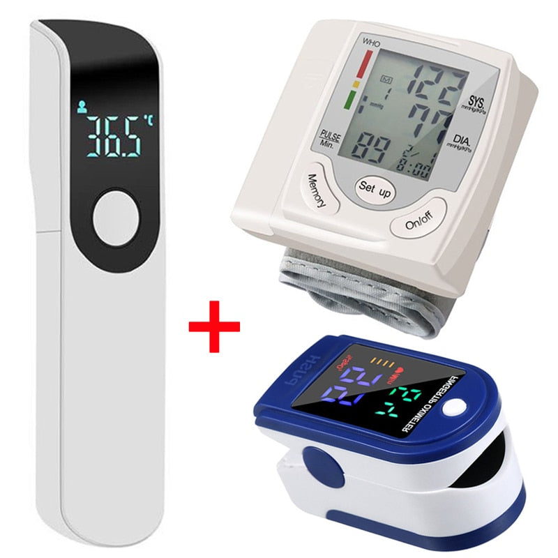 Kit santé portable tensiomètre numérique oxymètre de pouls