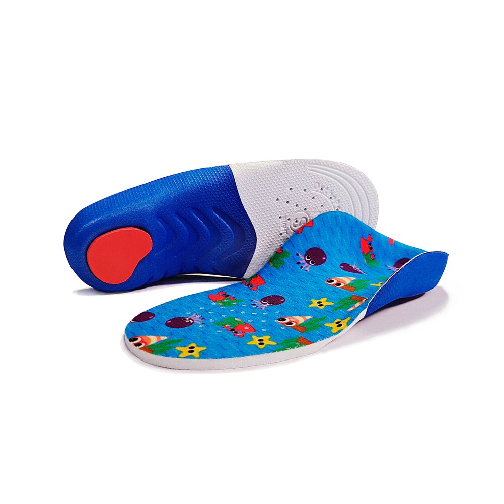 Semelles orthopédiques confortables pour enfants taille ajustable