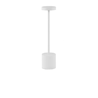 Elegante cremeweiße Schreibtischlampe