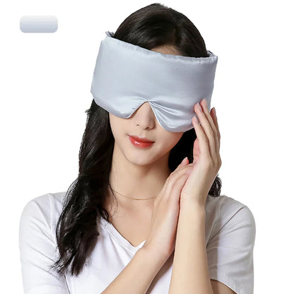Weiche Lavendel-Seidenschlafmaske