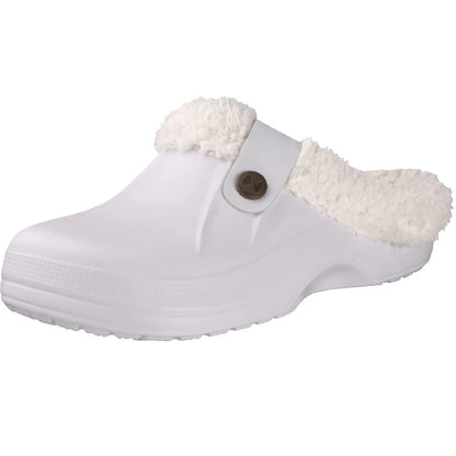 Warme, rutschfeste Unisex-Pantoffeln aus Fell