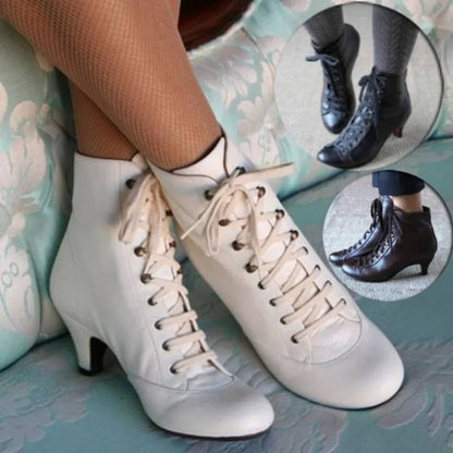 Bottes élégantes en cuir classique
