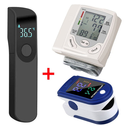 Kit santé portable tensiomètre numérique oxymètre de pouls