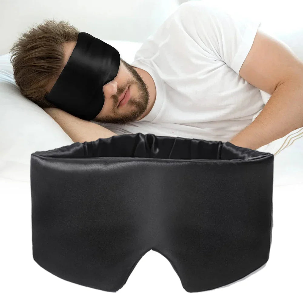 Weiche Lavendel-Seidenschlafmaske