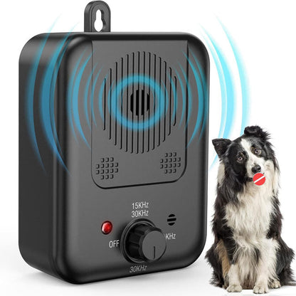 Collier anti-aboiement à ultrasons rechargeable pour chien