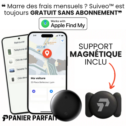 Traceur GPS vélo sans fil compatible Android iOS