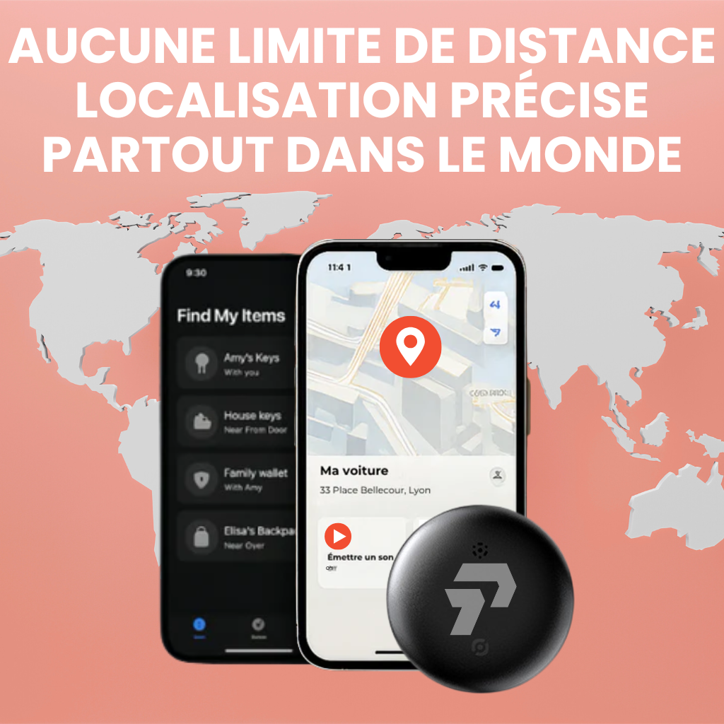 Traceur GPS sans abonnement compatible Android iOS