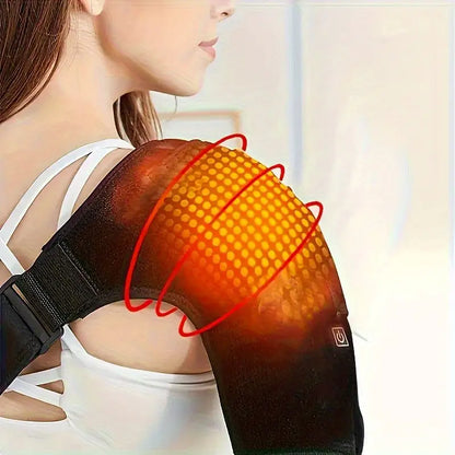 ThermiEase™ – Coussin massant chauffant pour épaule et coude, chaleur apaisante USB