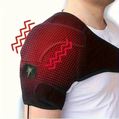ThermiEase™ – Coussin massant chauffant pour épaule et coude, chaleur apaisante USB
