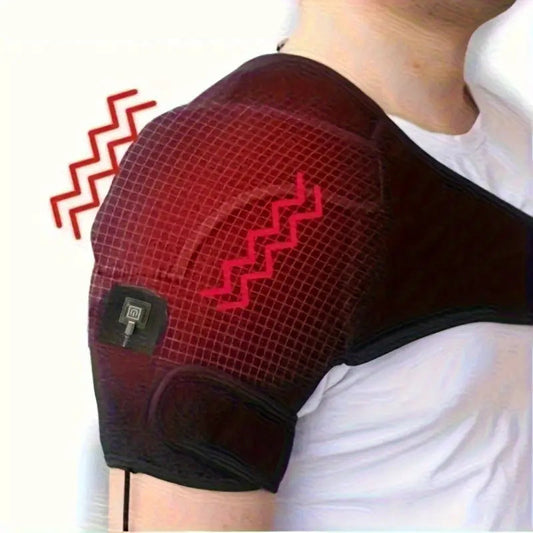 ThermiEase™ – Coussin massant chauffant pour épaule et coude, chaleur apaisante USB
