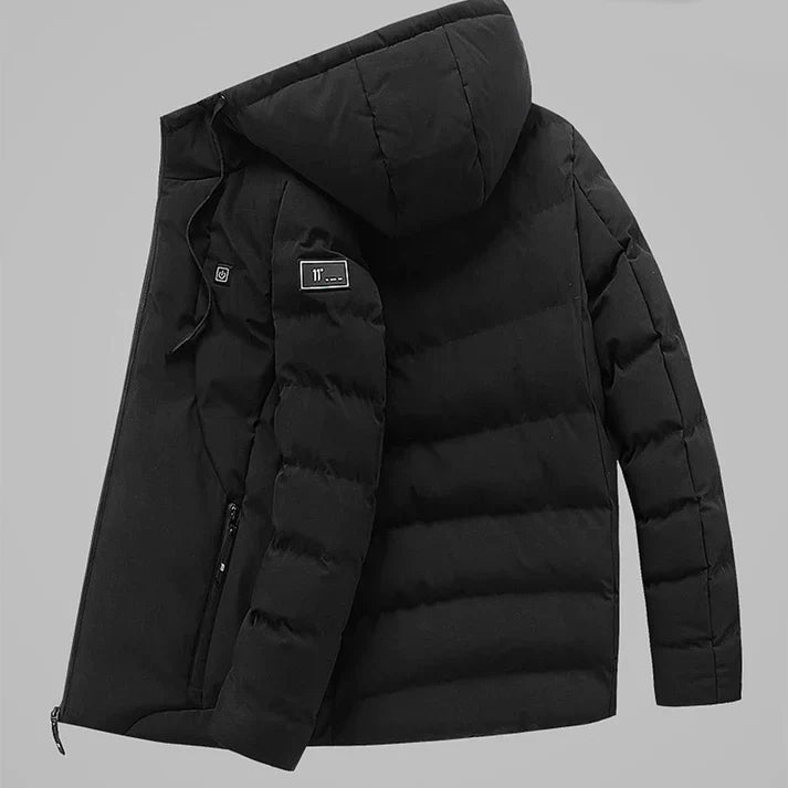 Veste chauffante électrique à 4 zones pour l’hiver