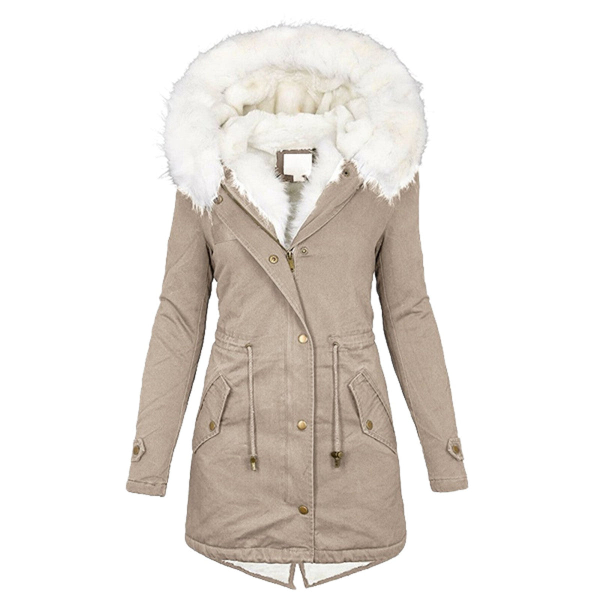Parka imperméable légère à capuche automne-hiver