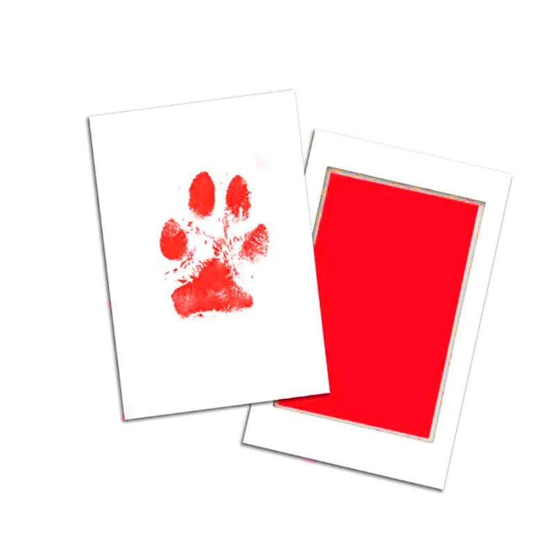 Cadre photo souvenir en bois pour empreinte d'animaux