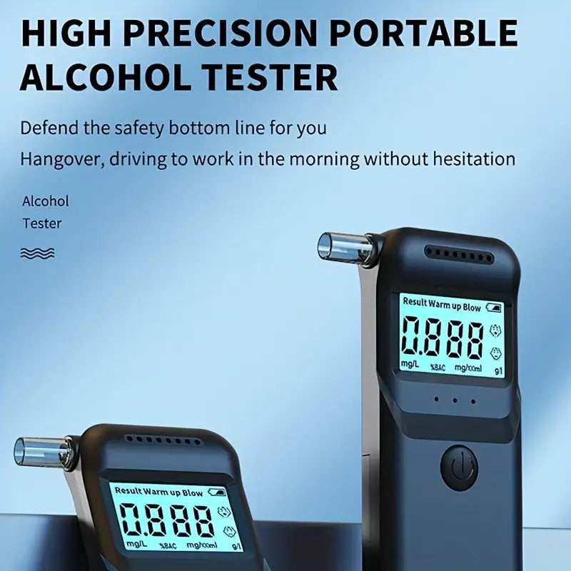 AlcoZen™ – Tragbarer elektronischer Alkoholtester mit präziser LCD-Anzeige