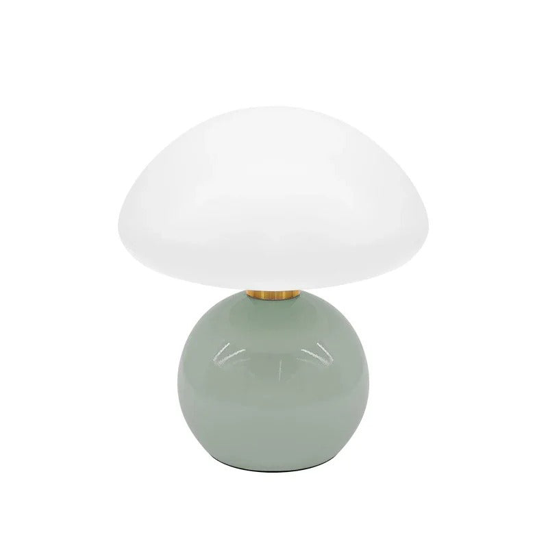 Elegante Nachttischlampe aus Glas