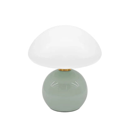 Elegante Nachttischlampe aus Glas