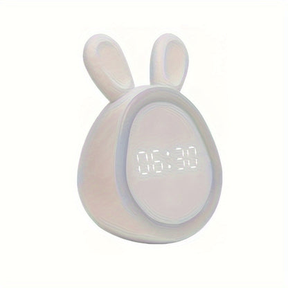 Réveil lumineux à veilleuse intégrée design lapin