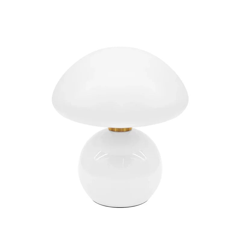 Elegante Nachttischlampe aus Glas