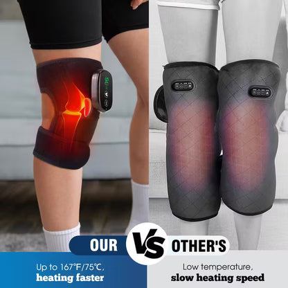 ThermaFlex™ – Beheizbare Vibrations-Kniebandage für Knie, Ellenbogen und Schulter
