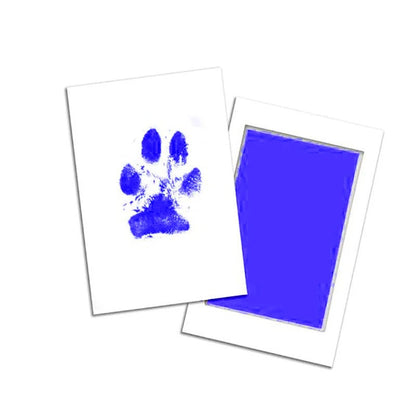 Cadre photo souvenir en bois pour empreinte d'animaux