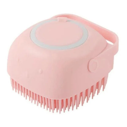 Gant de massage pour animaux en tissu doux