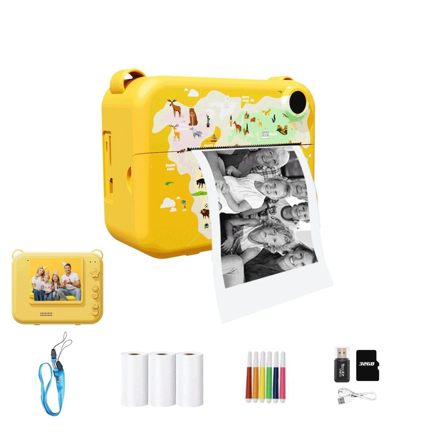 Appareil Photo Enfant Amusant - Instantanés Marrants Pour Les Petits - Santeova