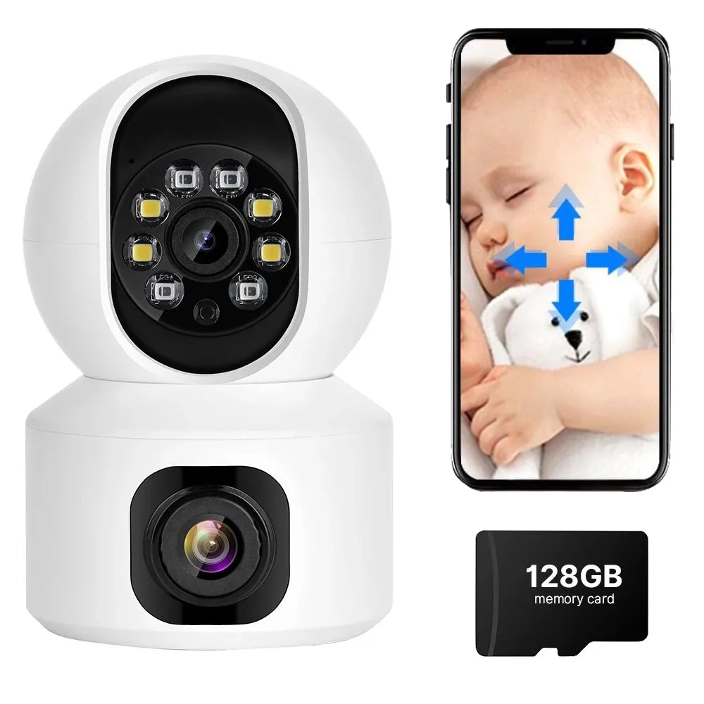 Digitales Babyphone mit Rundumsicht