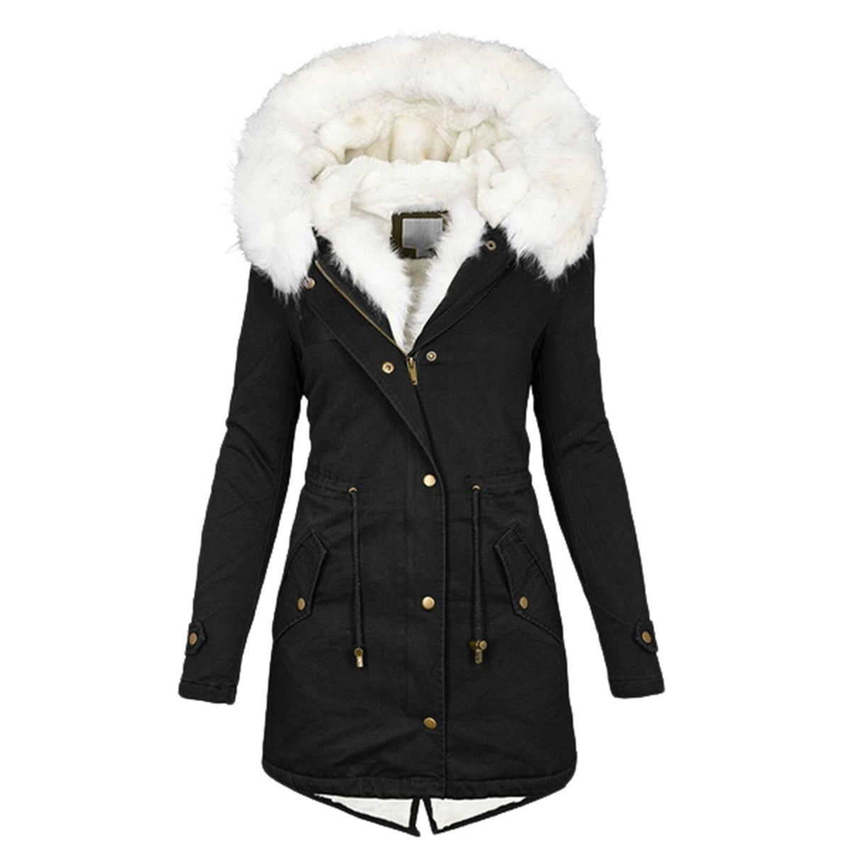Parka imperméable légère à capuche automne-hiver