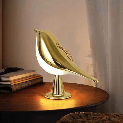 Elegante Tischlampe im Vogel-Design