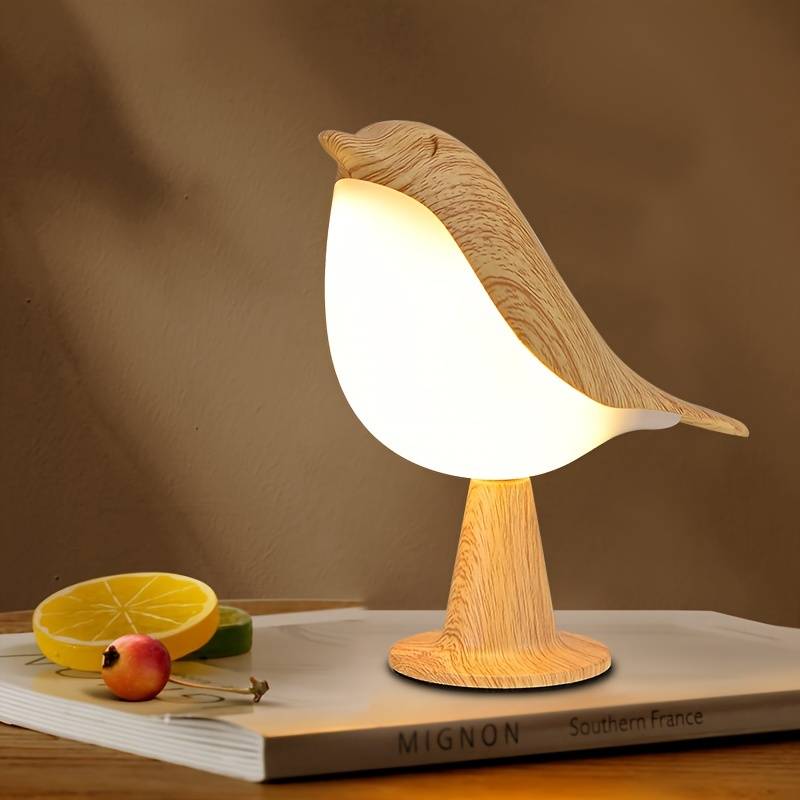 Lampe de chevet tactile design oiseau LED
