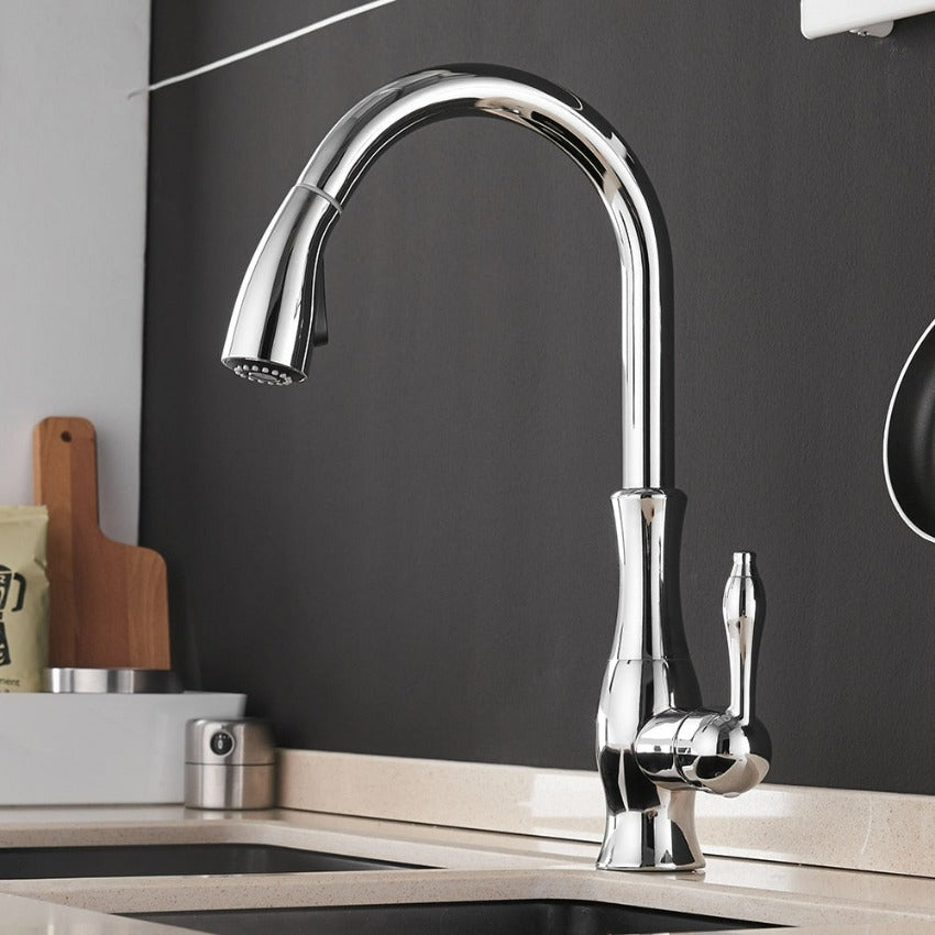 Anton – eleganter, ausziehbarer Küchenwasserhahn