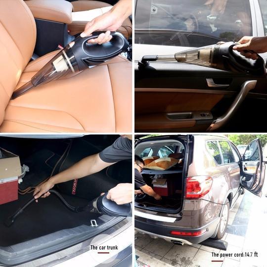 Aspirateur de voiture portable sans fil rechargeable